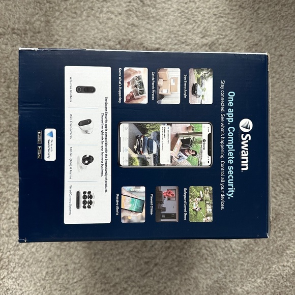 Swann Security System (Spotlight Outdoor/Indoor Camera 3Pck) SWIFI-SPOTCAMPK3-CL - Picture 4 of 16